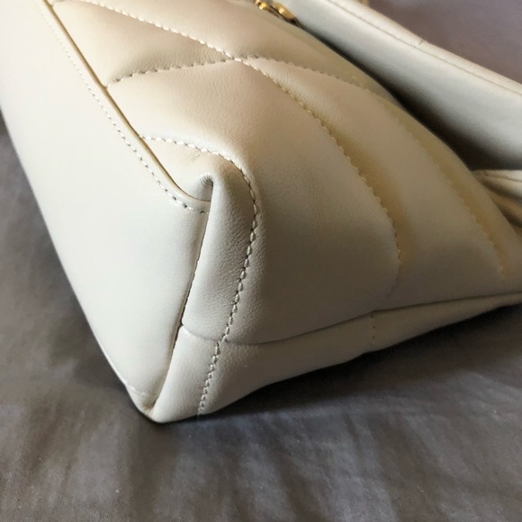 NEW Saint Laurent mini quilted puffer Lou Lou crossbody bag - Picture 8 of 8